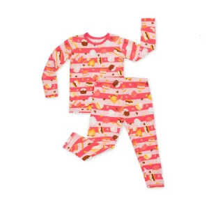 Macaron   Me Long Sleeve Toddler PJ Set - S’mores